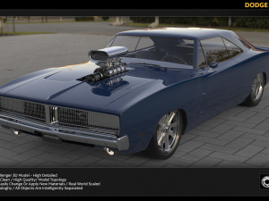 dodge challenger Modelo 3D