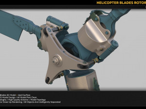 helicopter blades 3D 模型