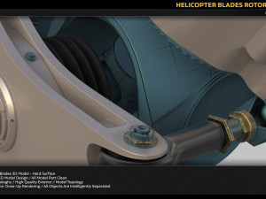 helicopter blades 3D 模型