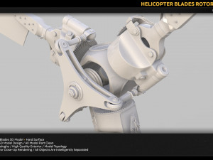 helicopter blades 3D 模型