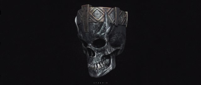 skeleton king 3Dモデル .c4d .max .obj .3ds .fbx .stl .blend 