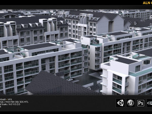 aln city kitbash Modèle 3D