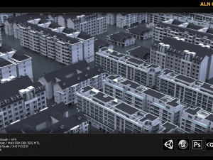 aln city kitbash Modèle 3D
