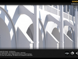 gondor catedral 3D 모델