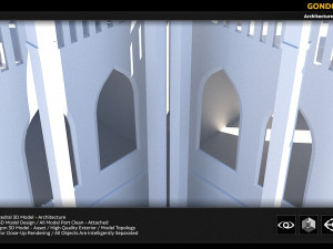 gondor catedral 3D 모델