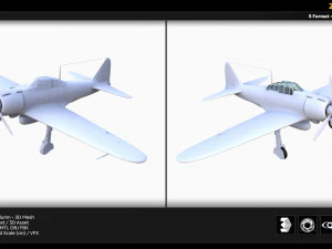 avi&atilde;o zeroh Modelo 3D