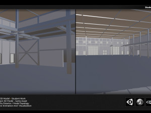 big garage Model 3D
