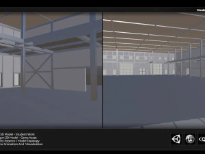 big garage 3D Model