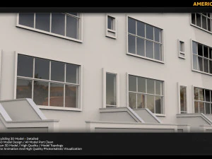 Amerikan binası 3D Model