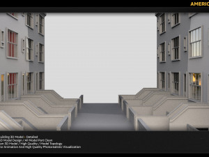 ameriacn building 3D Модель