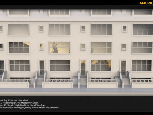 ameriacn building 3D Модель