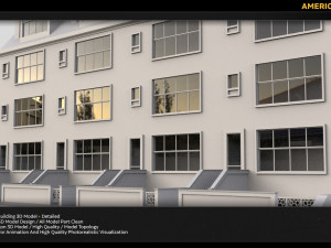 ameriacn building 3D Модель