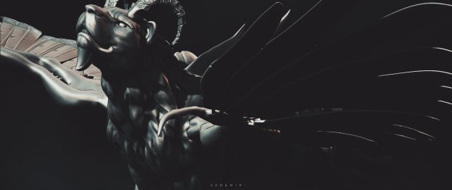 manticore Modello 3D .c4d .max .obj .3ds .fbx .stl .blend 