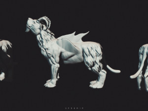 manticore Modello 3D