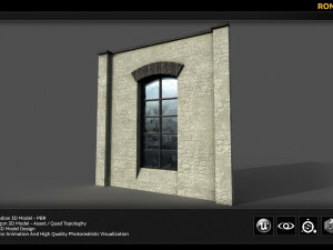 roman window 3Dモデル