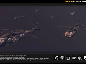 mlair blackhawk 3D Model