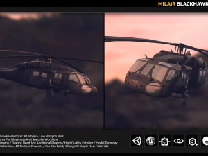 mlair blackhawk 3D Model