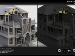 ase-47 house Model 3D