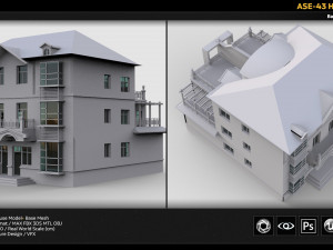ase-47 house Model 3D