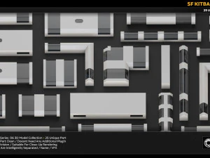 SF Kitbash Serie 06 3D Modell