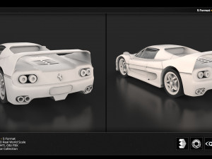 ferrari f50 Modelo 3D