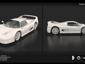 ferrari f50 3D Model
