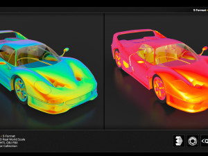 ferrari f50 Modelo 3D