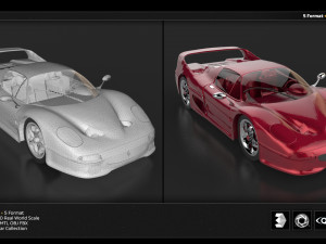 ferrari f50 Modelo 3D
