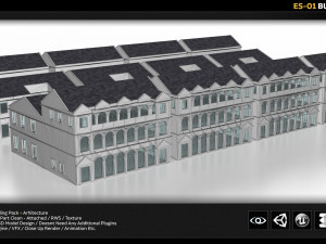 es-01 building pack 3D Model