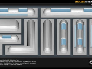 endless kitbash series 03 3D Model