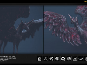 pegauni creature 3Dモデル