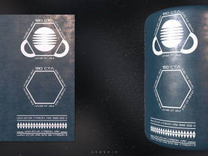 Sfdemir sci-fi decal pack 01 3D Model