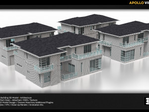 apollo villa building 3D मॉडल