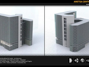 edif&iacute;cio Aretsa Modelo 3D