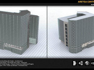 aretsa building 3D Модель