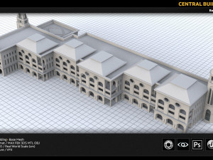central building 3D Model