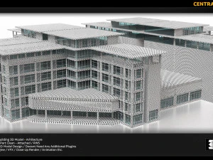 central x building 3D Model