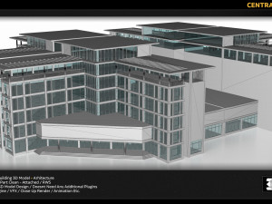 central x building 3Dモデル