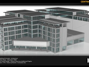 central x building 3D Model