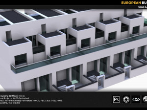 european building 3D Model