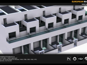 costruzione europea Modello 3D