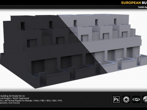 european building Model 3D