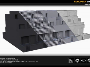 european building 3D Model