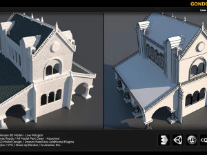 constru&ccedil;&atilde;o de casa gondor Modelo 3D
