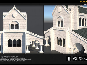 gondor house building 3Dモデル