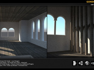gondor house building 3Dモデル