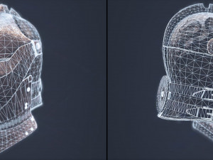 medieval crusader helmet Modèle 3D