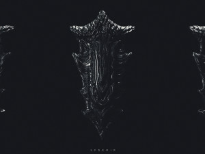 dragonborn shield 3Dモデル