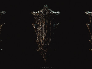 dragonborn shield 3Dモデル