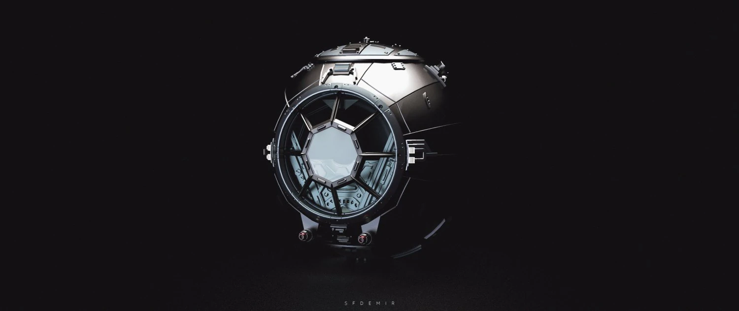 vader spaceship cabinet 3D Model .c4d .max .obj .3ds .fbx .stl .blend